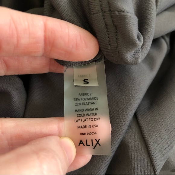 ALIX NYC High Neck Low Back Thong Bodysuit S - Picture 4 of 4